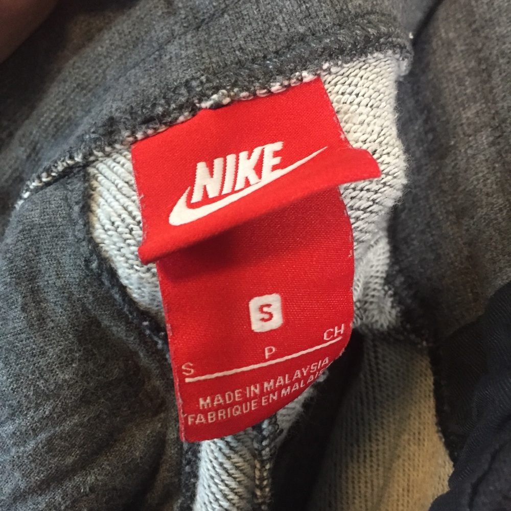 SOLD Nike Air Force-1 Gray Jogger Sweatpants - Picture 7 of 8